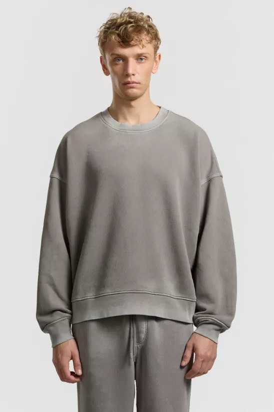 COTTONCITIZEN Sweatshirts | Sweatshirts<Boston Crew VintageCement