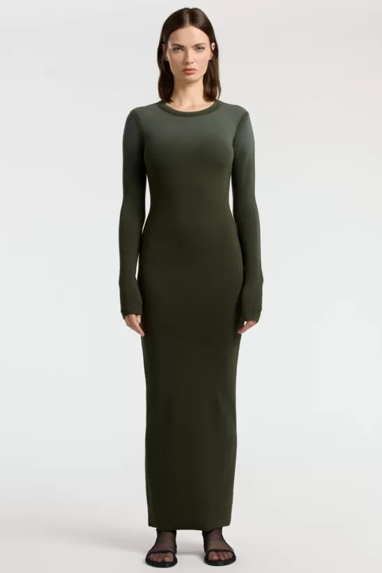 COTTONCITIZEN Dresses + Skirts<Verona Crewneck Maxi Dress AlpineCast