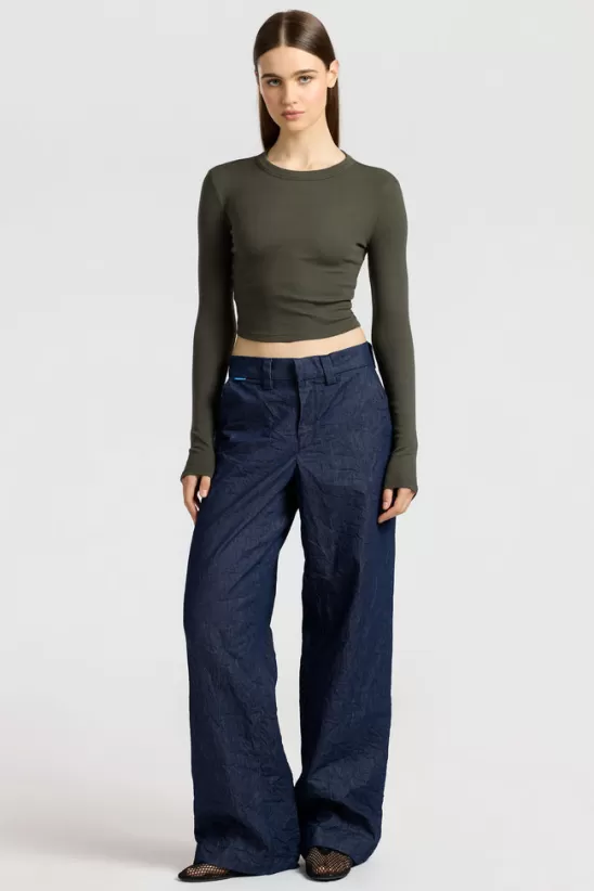 COTTONCITIZEN Shirts<Verona Crop Shirt Alpine