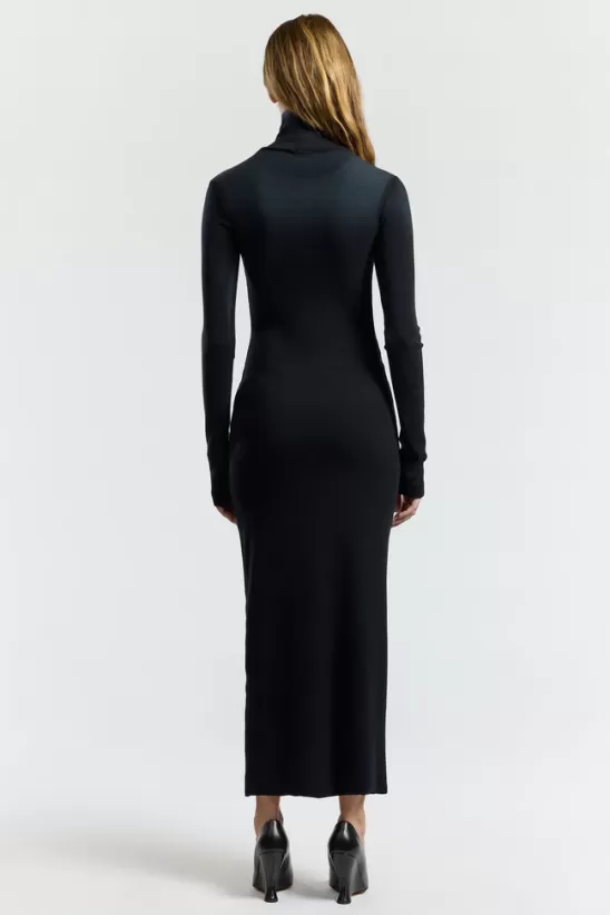 COTTONCITIZEN Dresses + Skirts<Verona Turtleneck Maxi Dress BlackCast
